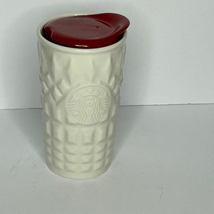 Starbucks Red White Ceramic Mug‎
